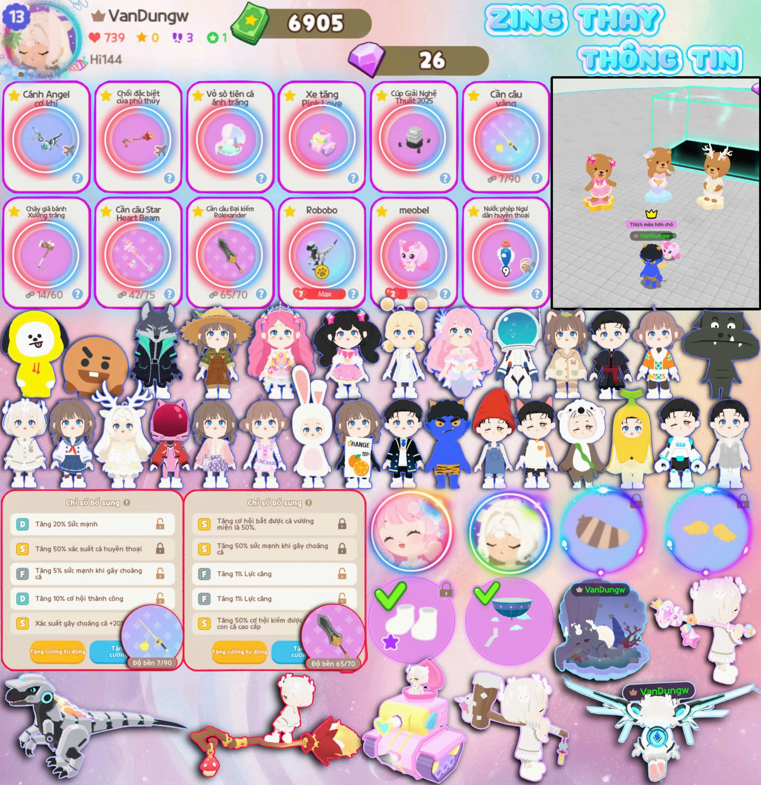 Khách pass lại acc